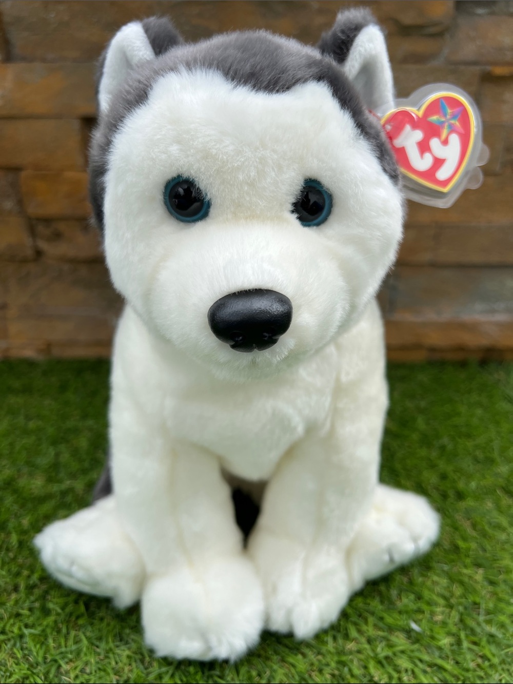 VINTAGE Ty Beanie Buddy Nanook the Husky Dog *Rare* 10” 90s plush NEW OLD STOCK